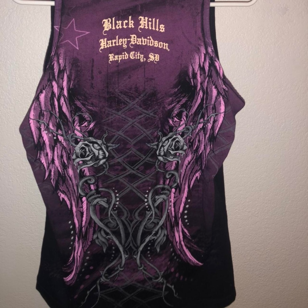Purple Harley Davidson vintage tank XL